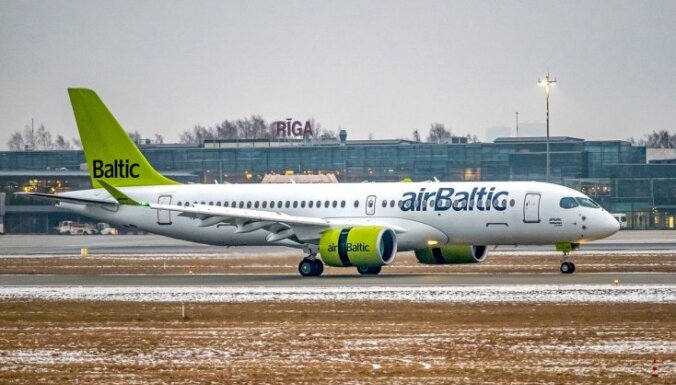 На этой неделе airBaltic отменила рейсы из Риги в Вильнюс и Палангу