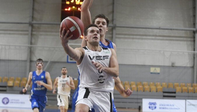 'VEF Rīga' piekto reizi šosezon LIBL čempionātā pārspēj LU