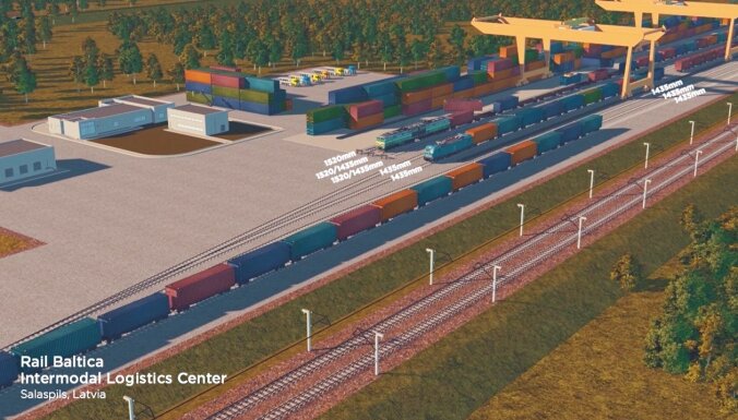 Sākta būvprojekta izstrāde 'Rail Baltica' Salaspils Intermodālajam kravu terminālim
