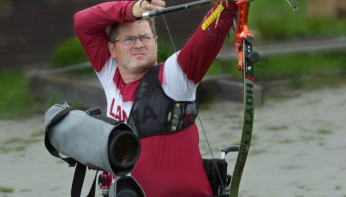 Latvijas loka šāvējs Jonasts neiekļūst Rio paralimpisko spēļu astotdaļfinālā