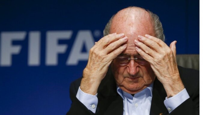 Blaters: pēc ASV varasiestāžu iejaukšanās man zudusi ticība FIFA