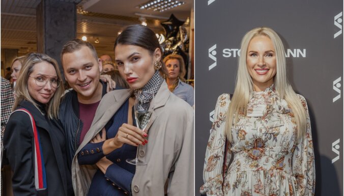 Foto: Smalko aprindu ļaudis pulcējas šovrūma atklāšanā