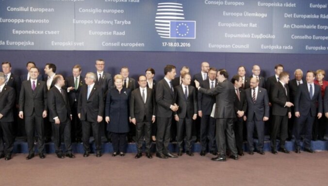 Briselē sākas ES samits par vienošanos ar Turciju
