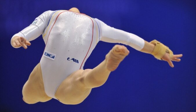 Новая звездочка спортивной гимнастики Латвии — Гришане