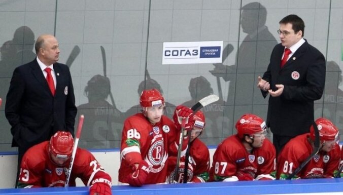 'Vitjazj' hokejisti atkal sarīko masveida kautiņu KHL spēlē