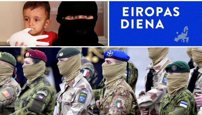 'Eiropas diena': Eiropas armijas ideja un afgāņu noturēšana pie Afganistānas