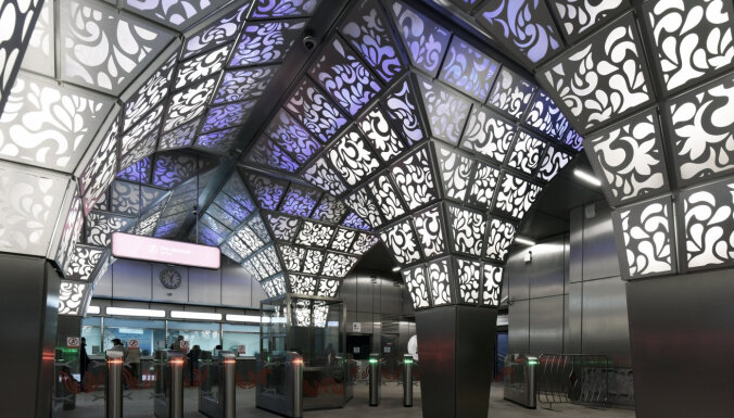 Спроектированная латвийскими архитекторами станция метро "Новопеределкино" признана самой красивой в Москве