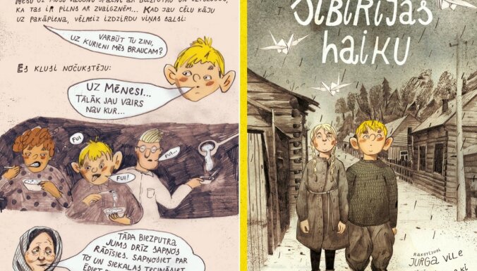 Izdota lietuviešu grāmata – grafiskais stāsts bērniem 'Sibīrijas haiku'