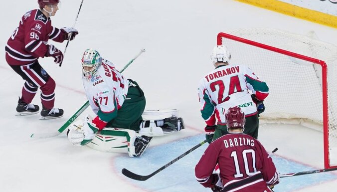 Bicevskis goal, Dinamo Riga - AK Bars, KHL