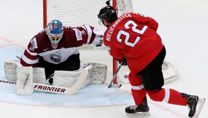 ЧМ: Латвия против Швейцарии совершила впечатляющий камбэк, но обидно уступила