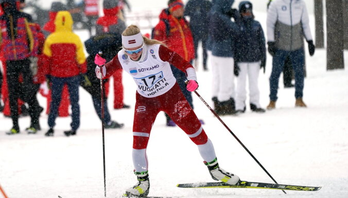 Latvijas distanču slēpotāji ieņem desmito vietu Eiropas Jaunatnes ziemas Olimpiādē komandu stafetē