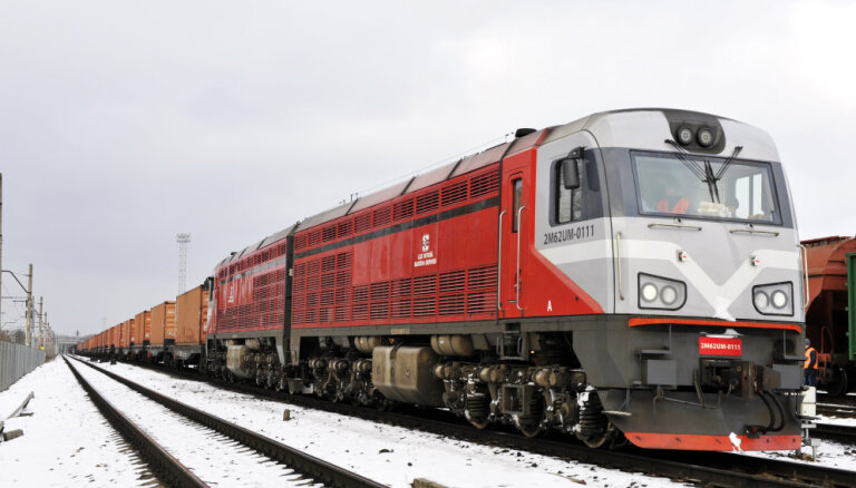 На этой неделе по маршруту Рига-Минск отправлен первый грузовой поезд-экспресс