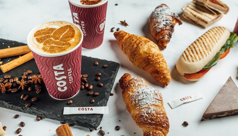 'Costa Coffee' kafija tagad pieejama arī 'Wolt'