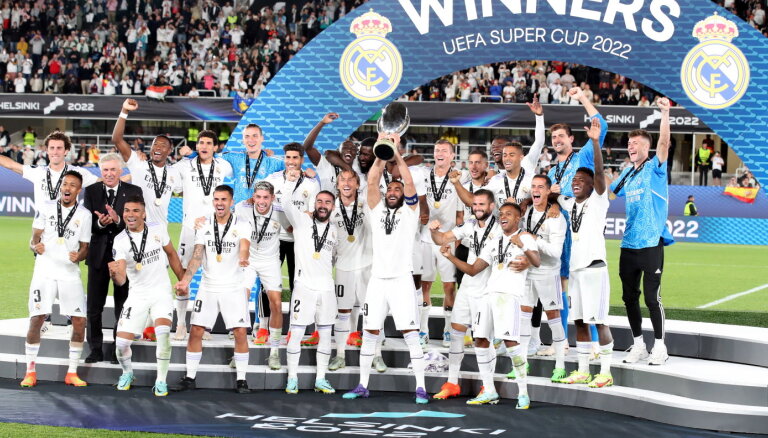 Мадридский "Реал" в пятый раз выиграл Суперкубок УЕФА