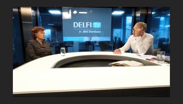 Вике-Фрейберга на Delfi TV: я не читала содержимое "мешков ЧК", так как не понимаю по-русски