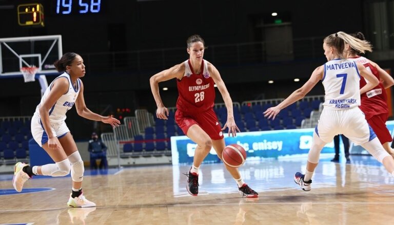 FIBA Eiropas kauss: Vītola ar 'double-double' sekmē 'Olympiacos' iekļūšanu astotdaļfinālā