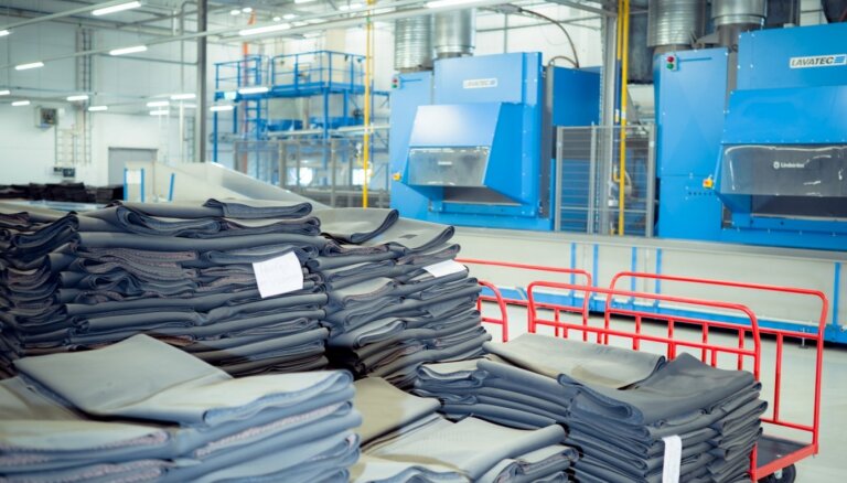 'Lindstrom Latvija' šogad plāno pārstrādāt aptuveni 50 tonnas industriālā tekstila