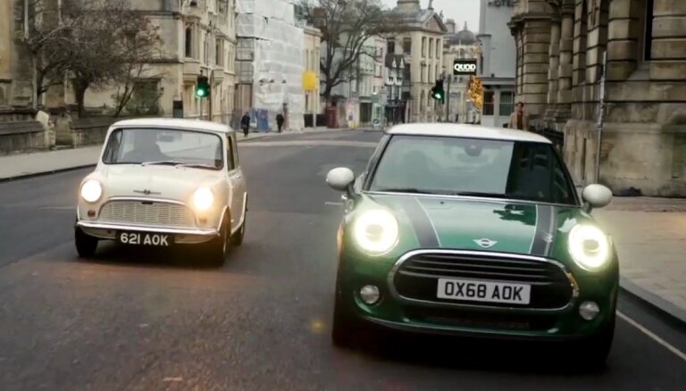 Video: 'Mini' markas automobiļi tad un tagad