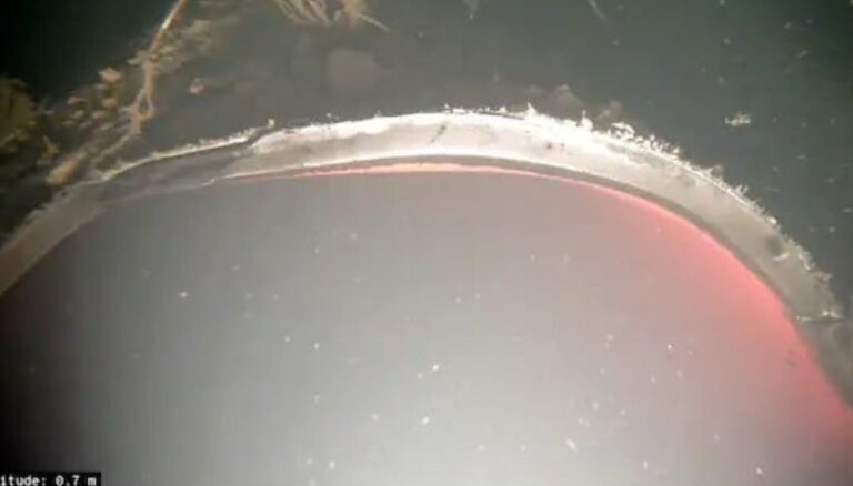 Eksplozijās iznīcināti 50 metri 'Nord Stream 1', liecina zemūdens video
