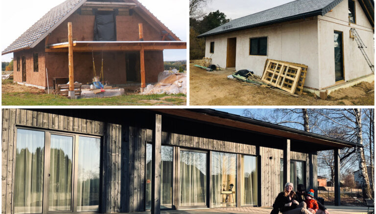 Sava salmu māja un sapņa īstenošana bez kredīta: pieci iedvesmojoši māju būvniecības stāsti