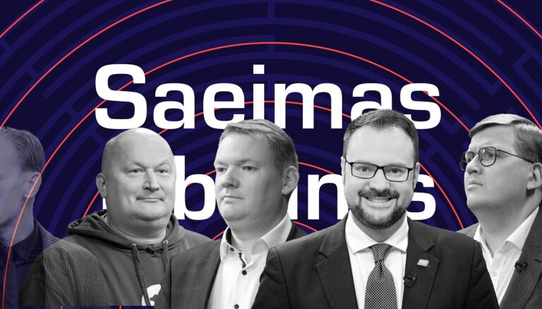 Kurš apsēdās Zviedrijas tronī? 'Saeimas labirintā' Balodis, Gobzems, Briškens, Pūce un Smiltēns