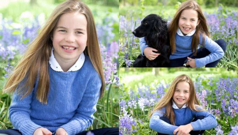 Новые фотографии Шарлотты: британской принцессе семь лет