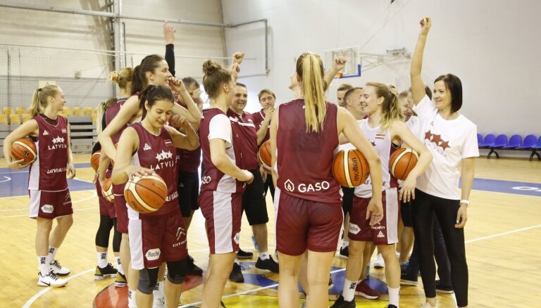 Sieviešu izlase tiecas uz olimpiādi – Latvijā un Serbijā sākas Eiropas čempionāts basketbolā