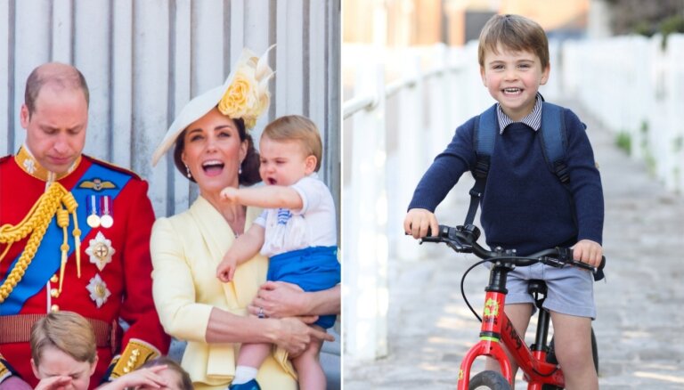 Foto: Britu mazais princis Luiss svin trešo dzimšanas dienu
