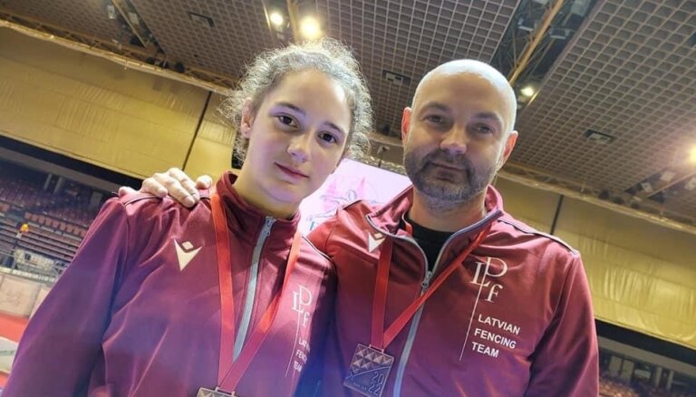 Latvijas paukotāja Prošina izcīna bronzu Eiropas U-17 čempionātā