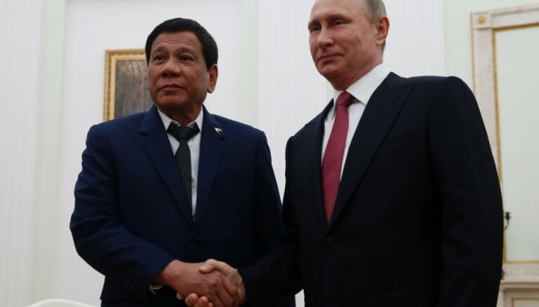 Duterte nosoda bijušo 'draugu un elku' Putinu par slepkavībām Ukrainā