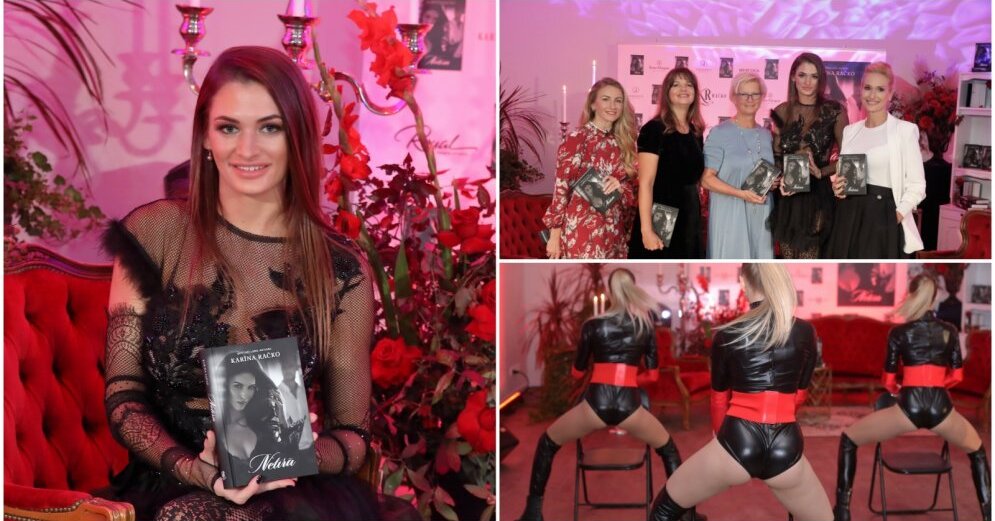 Photo: Karīna Račko releases the new novel ‘Dirty’ in an elegant circle