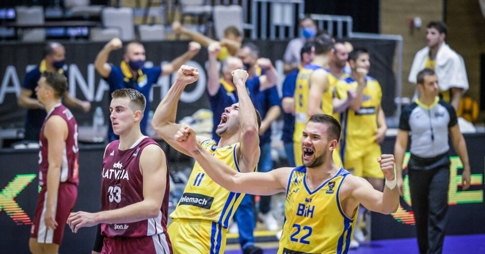 Latvian basketball players retain the last place in the subgroup after the loss to Bosnia