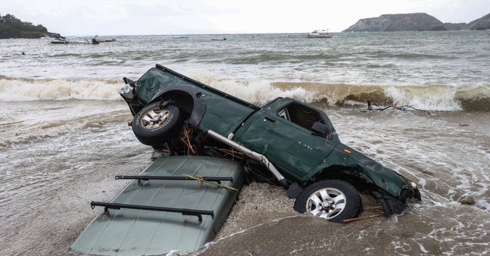 Photo: Flood in Crete – DELFI