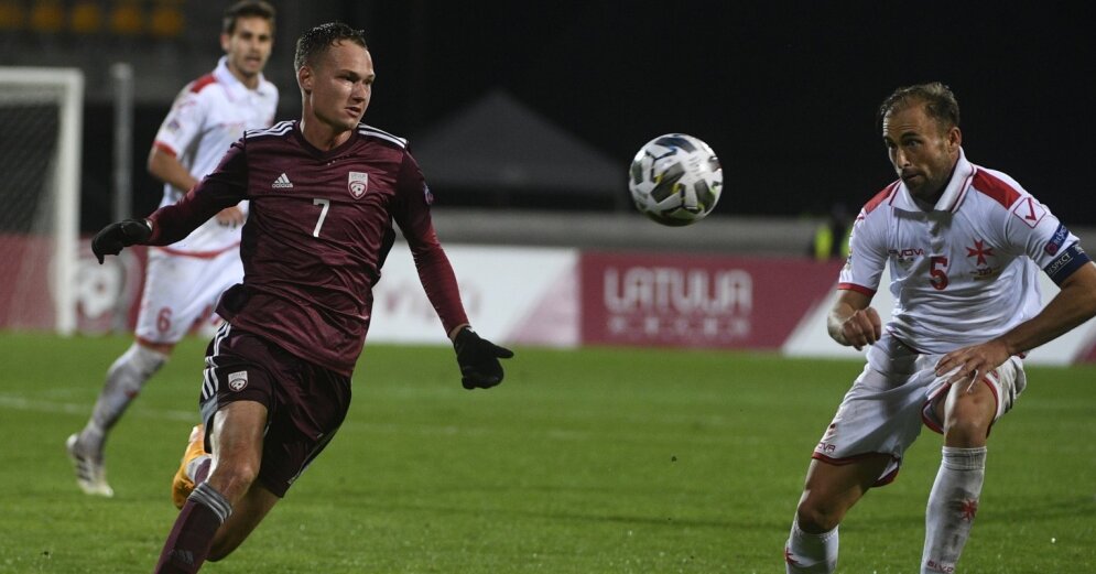 Latvian national football player Emsis also fell ill with Covid-19