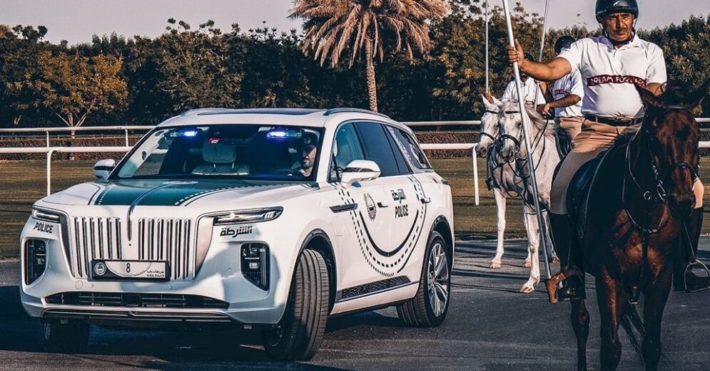 Dubai police replaced the Lamborghini patrol car with a Chinese SUV