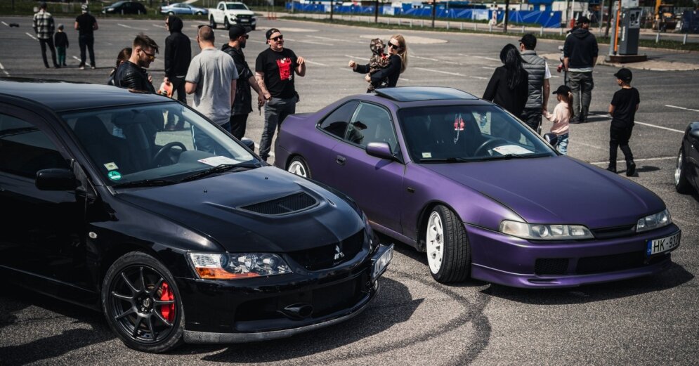 Photo: The most beautiful Japanese cars in Latvia have gathered at ‘Arena Riga’