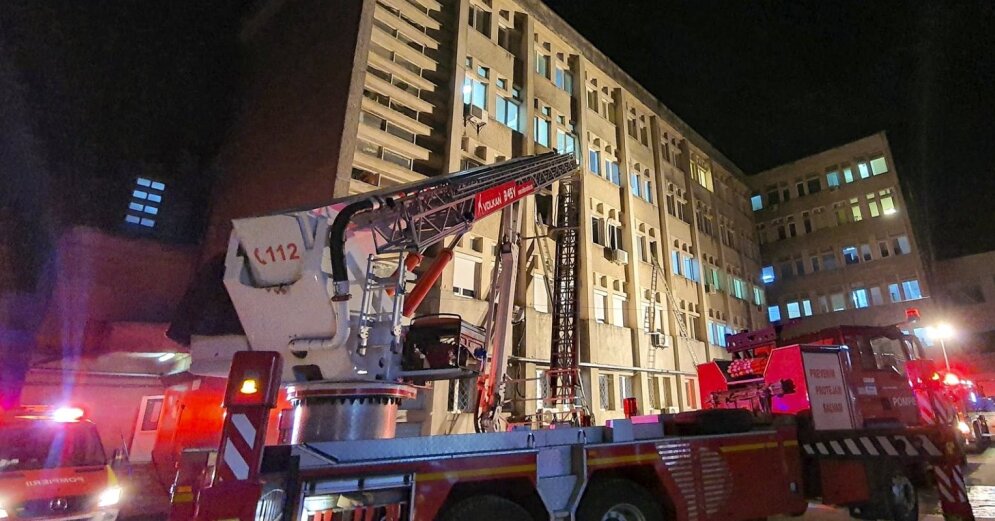 In Romania, ten Covid-19 patients were killed in a hospital fire