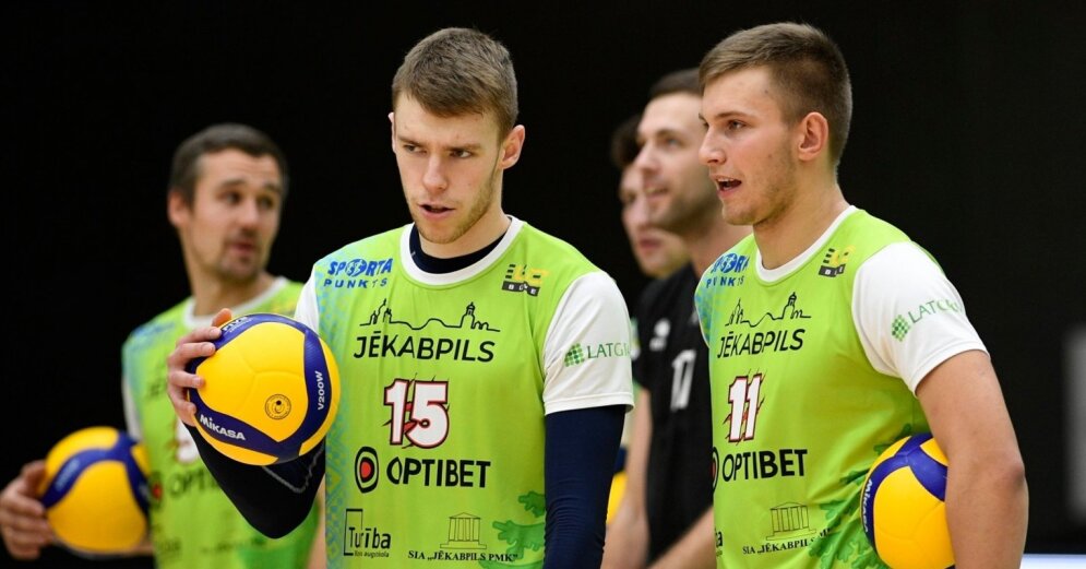 Jēkabpils ‘Lūši’ volleyball players in Tartu suffer a loss in the ‘Credit24’ championship match