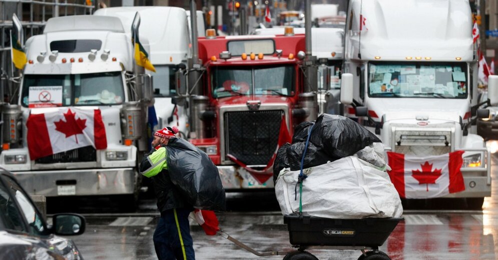 The Canadian blockade is not a peaceful protest, Trudo said