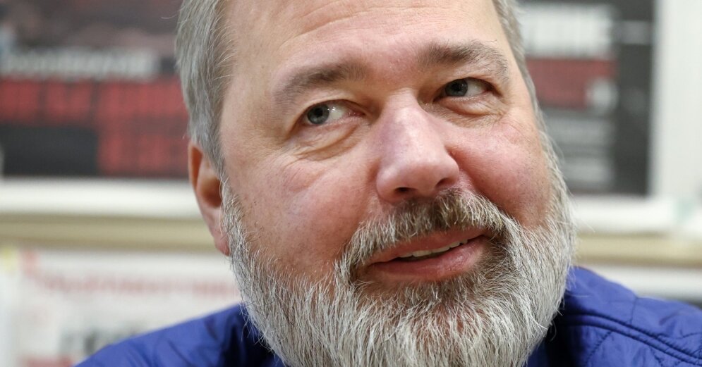 Nobel Peace Prize winner journalist Dmitry Muratov is visiting Riga