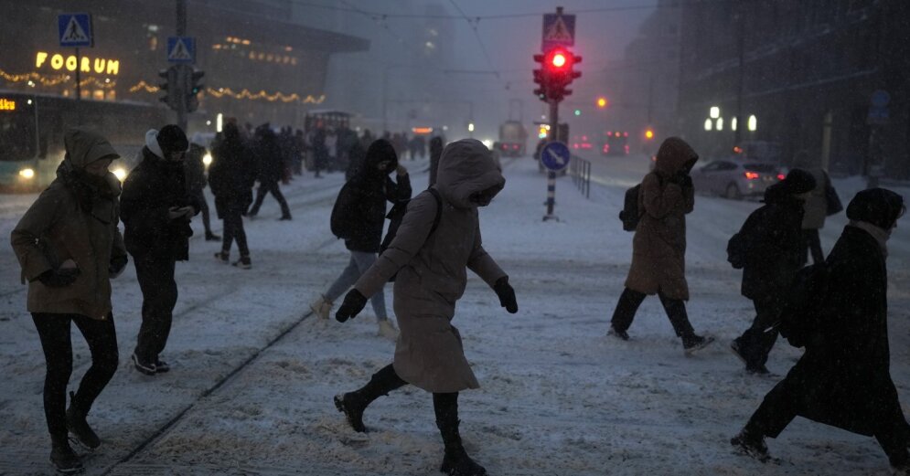 Electricity supply disruptions in Estonia due to snow and wind