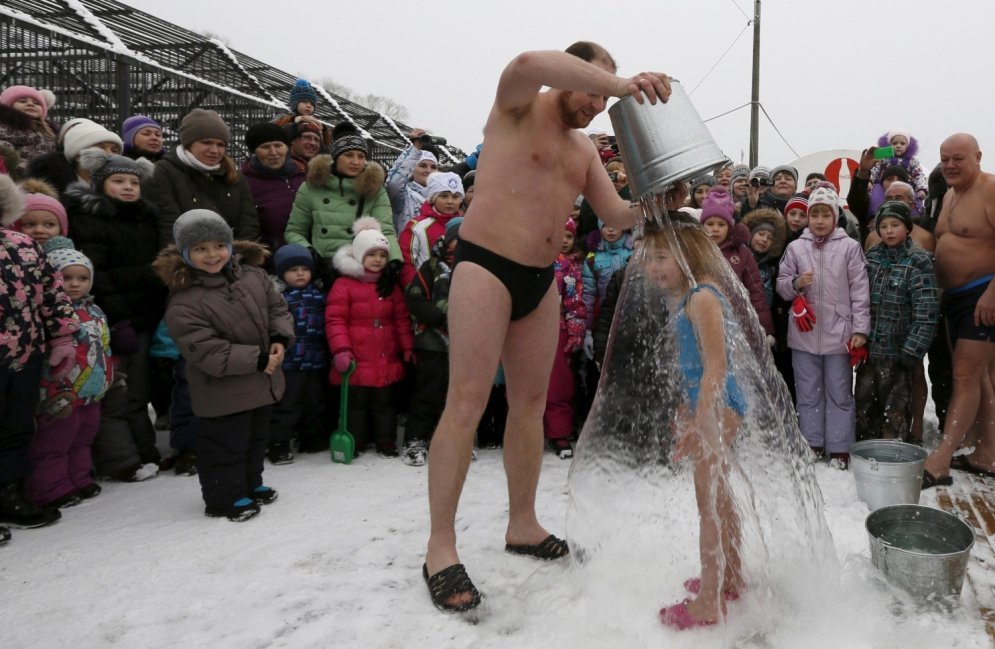 Рижане, учитесь: как русские переживают тридцатиградусный мороз в Красноярске